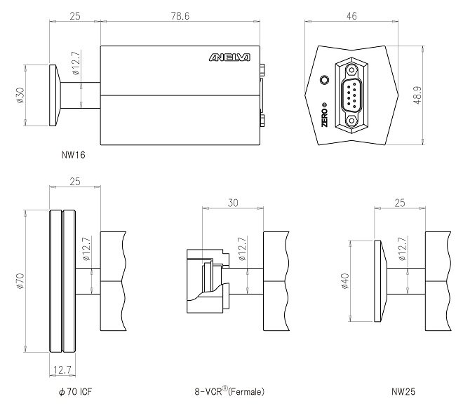 Capacitance Diaphragm Gauge M-342DG